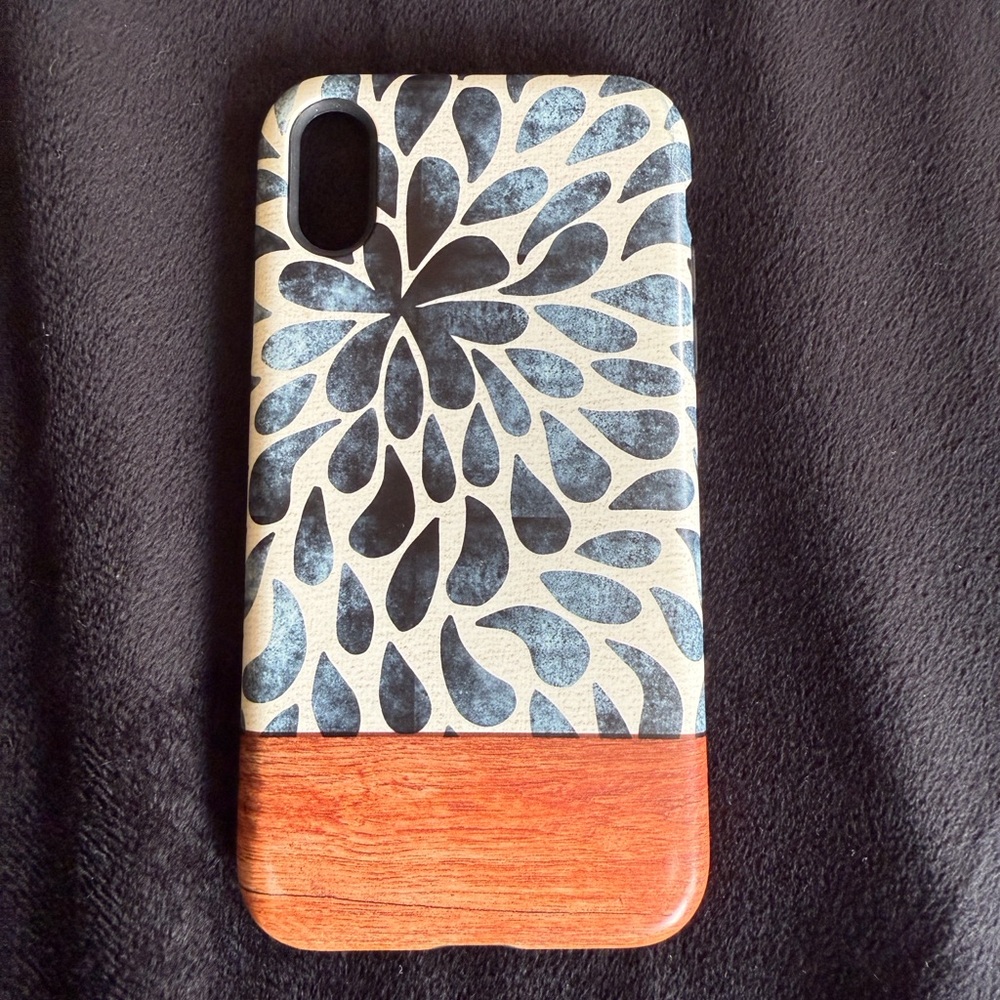 Stylish Blue and Brown Phone Case